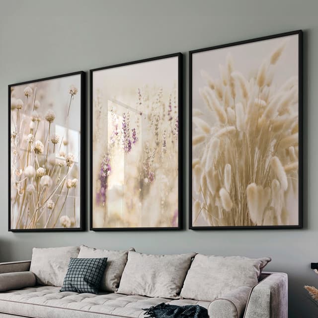 Kit Quadros Decorativos Floral Provence